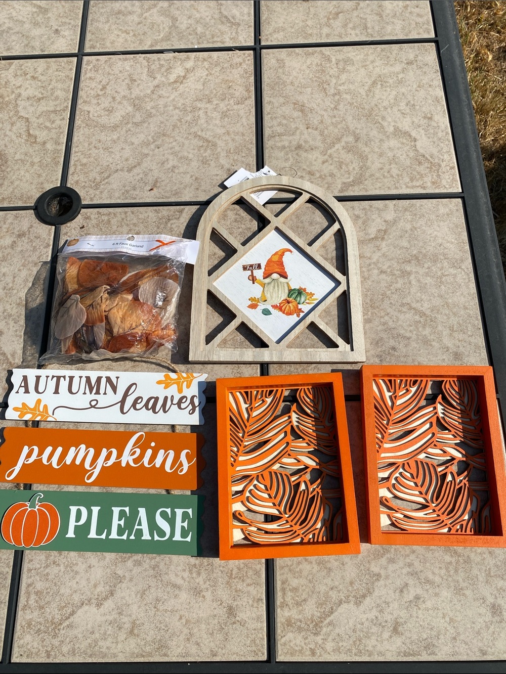 Perfect Gnome Harvest Fall Decor Bundle (5-Piece Set)